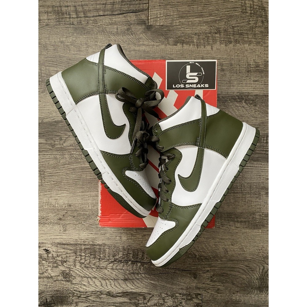 Size 7y -Nike Dunk 2022 High Cargo Khaki